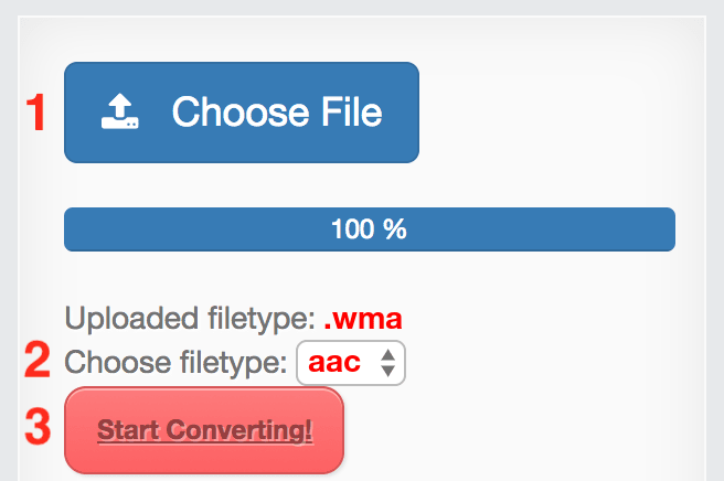 How to convert WMA files online to AAC
